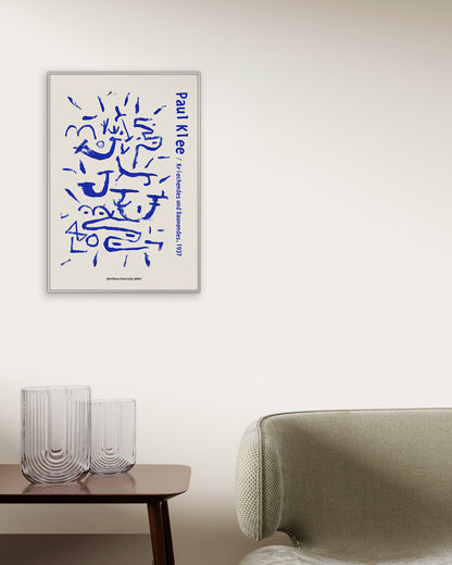 【限定セット】Kriechendes und Baumendes Poster (1937)アートポスター【Paul Klee│パウル・クレー】（41.4×59.4cm）