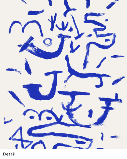 【限定セット】Kriechendes und Baumendes Poster (1937)アートポスター【Paul Klee│パウル・クレー】（100×69cm）