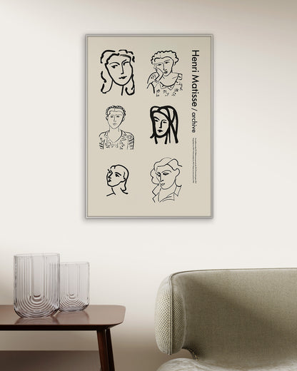 【限定セット】Archive Portrait Posterアートポスター【Henri Matisse│アンリ・マティス】（100×69cm）