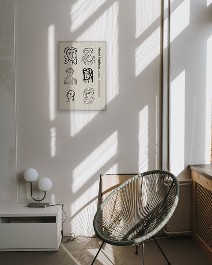 【限定セット】Archive Portrait Posterアートポスター【Henri Matisse│アンリ・マティス】（41.4×59.4cm）
